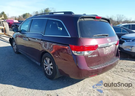 2014 Honda Odyssey Ex-L from USA, damaged, VIN 5FNRL5H6XEB052233